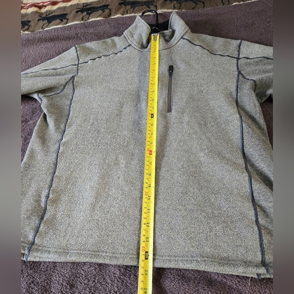 Kuhl Taupe/khaki Cozy Quarter-Zip Sweater - Picture 11 of 11